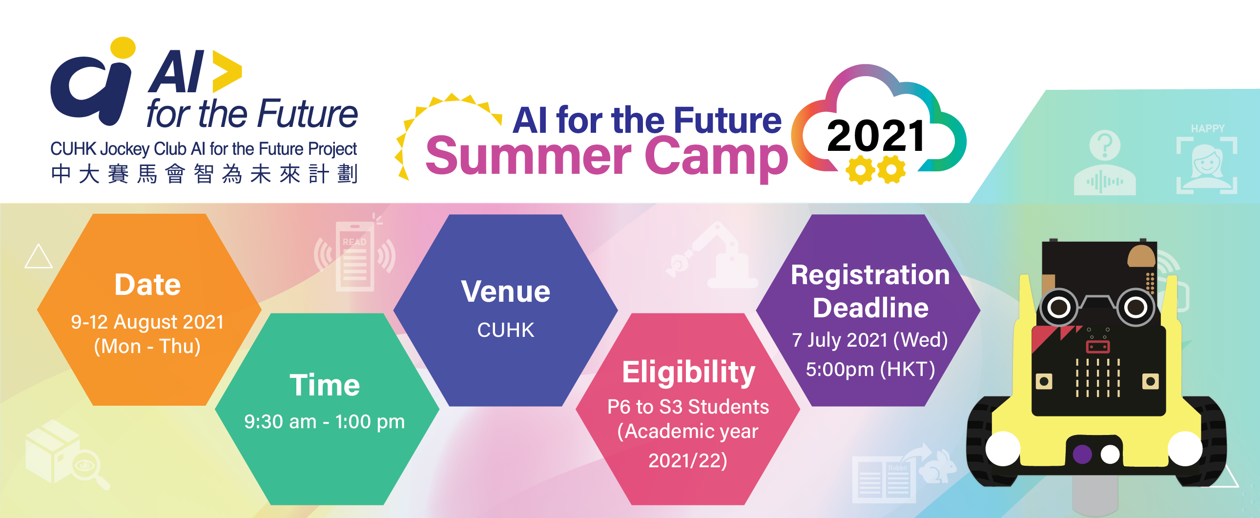 AI for the Future Summer Camp 2021 CUHK Jockey Club AI for the Future